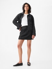 Gap Black Utility Mini Skirt - Image 3 of 5