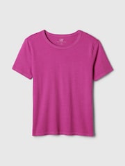 Gap Pink Organic Cotton Vintage Short Sleeve T-Shirt - Image 4 of 4