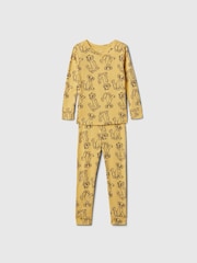 Gap Yellow Simba Disney Lion King Cotton Long Sleeve Pyjamas (6mths-5yrs) - Image 1 of 4
