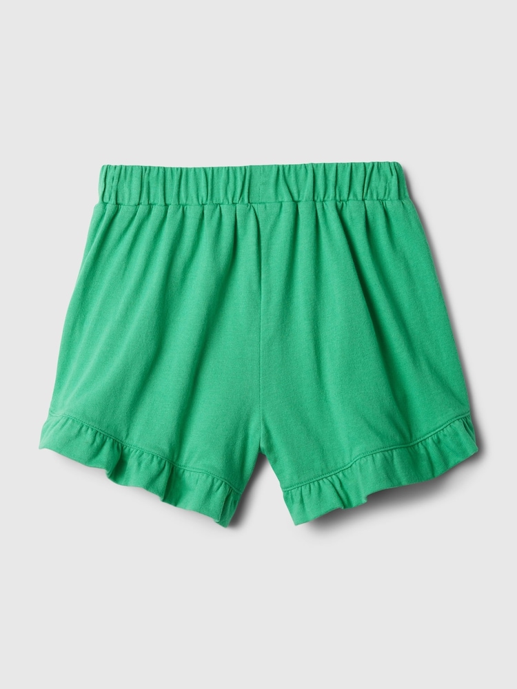 Gap Green Pull On Ruffle Shorts (Newborn-5yrs) - Image 2 of 2