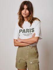 Mint Velvet Brown Casual Cargo Shorts - Image 3 of 7