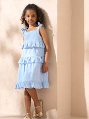 Angel & Rocket Blue Nola Sundress - Image 1 of 4