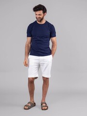 Lakeland Clothing Blue Logan Cotton Blend Short Sleeve T-Shirt - Image 3 of 6