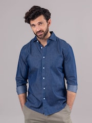 Lakeland Clothing Blue Lee 100% Cotton Shirt - Image 1 of 5