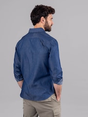 Lakeland Clothing Blue Lee 100% Cotton Shirt - Image 2 of 5