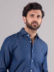 Lakeland Clothing Blue Lee 100% Cotton Shirt - Image 5 of 5