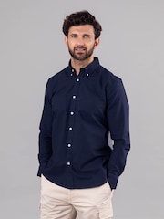Lakeland Clothing Blue Warrick 100% Cotton Shirt - Image 1 of 8
