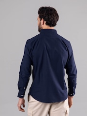 Lakeland Clothing Blue Warrick 100% Cotton Shirt - Image 4 of 8