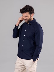 Lakeland Clothing Blue Warrick 100% Cotton Shirt - Image 6 of 8