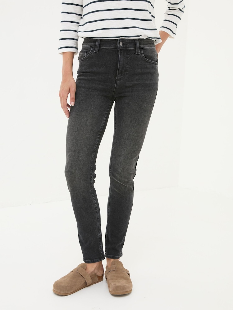 FatFace Sway Washed Black Slim Jeans - Image 1 of 6