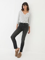 FatFace Sway Washed Black Slim Jeans - Image 3 of 6