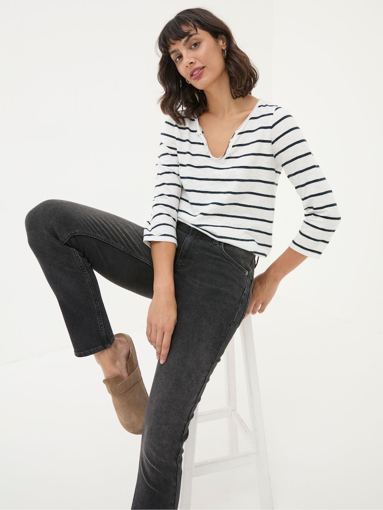 FatFace Sway Washed Black Slim Jeans - Image 4 of 6