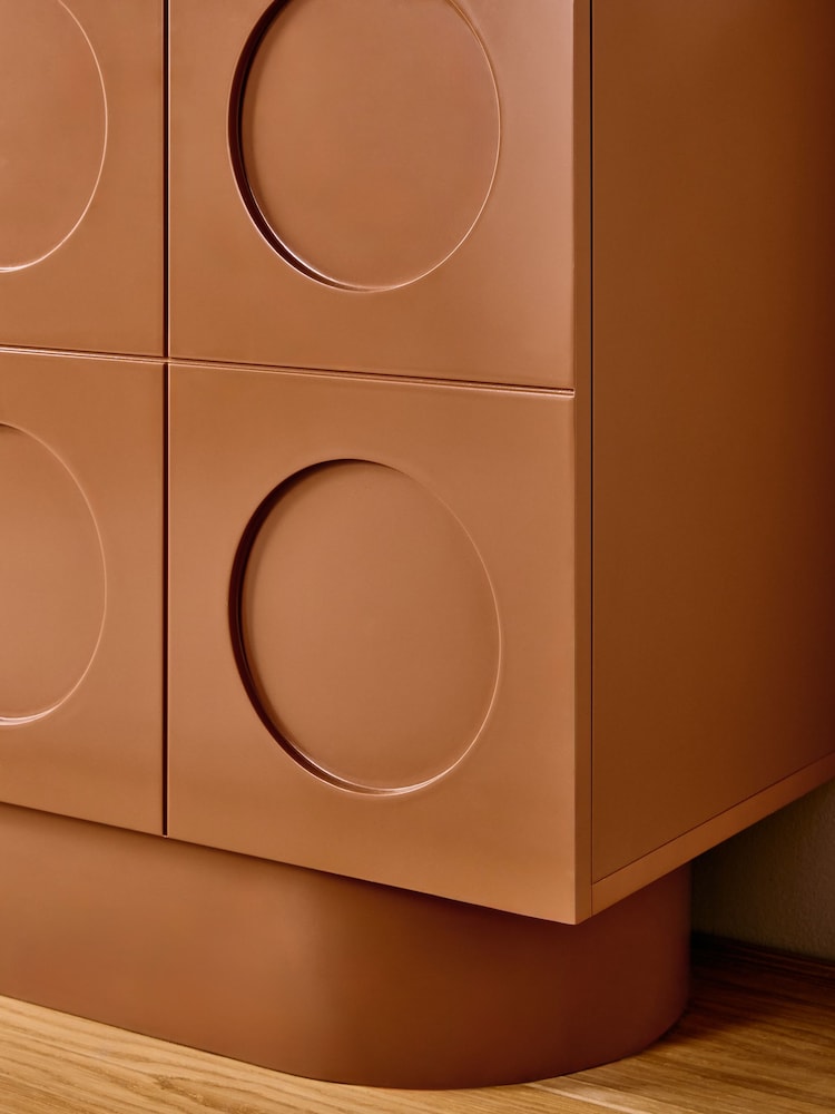 MADE.COM Orange Henri Low Small Sideboard - Image 2 of 4