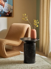 MADE.COM Black and Grey Bava Side Table - Image 1 of 5