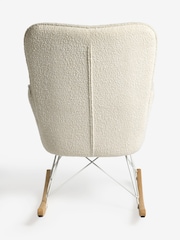 Jojo Maman Bébé Snow White Boucle Nursing Accent Chair with Interchangable Rocking Legs - Image 7 of 10