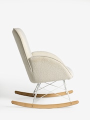 Jojo Maman Bébé Snow White Boucle Nursing Accent Chair with Interchangable Rocking Legs - Image 9 of 10