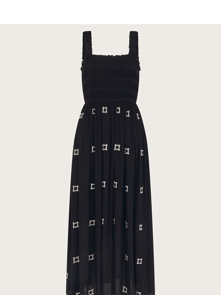 Monsoon Black Briar Embroidered Dress - Image 5 of 5