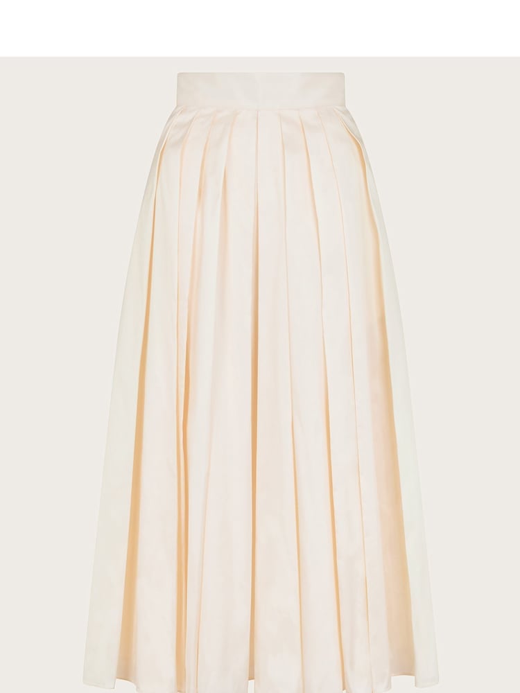 Monsoon Cream Tully Taffeta Skirt - Image 4 of 4