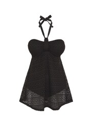 JD Williams Black Kerela Crochet Swimdress - Image 4 of 4