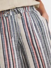 JD Williams Pink Linen Mix Knee Length Shorts - Image 4 of 4