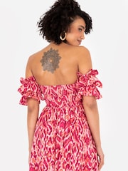 Lovedrobe Split Leg Bardot Midaxi Dress - Image 4 of 4