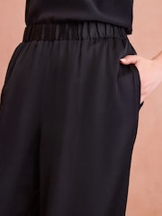 Love & Roses Black Wide Leg Trouser - Image 3 of 4