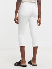 JD Williams White 24/7 Crop Jeans - Image 2 of 4