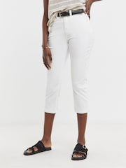 JD Williams White 24/7 Crop Jeans - Image 4 of 4