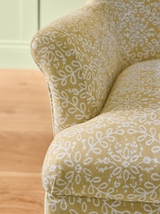 Nina Campbell Ochre Yellow Tangier Rosemoor Accent Chair - Image 2 of 9
