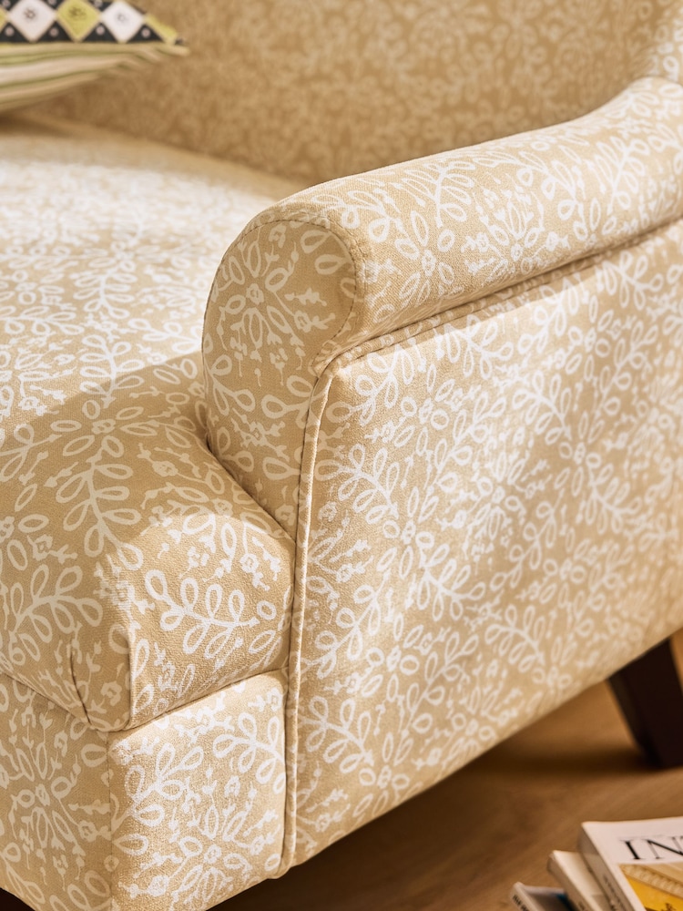 Nina Campbell Ochre Yellow Tangier Rosemoor Small 2 Seater Sofa - Image 2 of 8