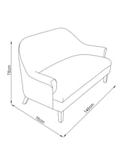 Nina Campbell Ochre Yellow Tangier Rosemoor Small 2 Seater Sofa - Image 4 of 8