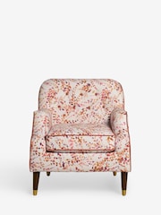 Nina Campbell Rust Brown Autumn Leaves Walton Accent Chair - Image 5 of 8