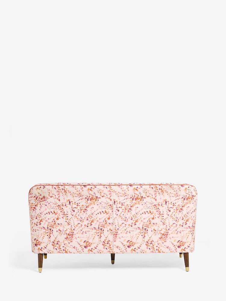 Nina Campbell Rust Brown Autumn Leaves Walton Small 2 Seater Sofa - Image 6 of 6