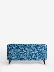 Nina Campbell Indigo Blue Midnight Leaves Walton Small 2 Seater Sofa - Image 7 of 7