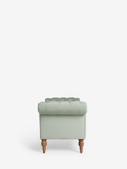 Shabby Chic by Rachel Ashwell® Sage Green Velvet Delilah Loveseat Sofa Accent Chair - Image 7 of 9