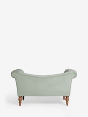 Shabby Chic by Rachel Ashwell® Sage Green Velvet Delilah Loveseat Sofa Accent Chair - Image 8 of 9