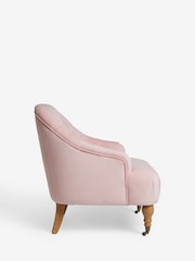 Shabby Chic by Rachel Ashwell® Blush Pink Velvet Willa Accent Chair - Image 9 of 9