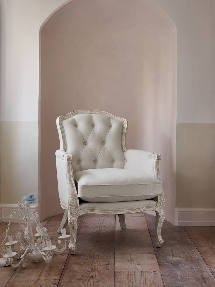 Shabby Chic by Rachel Ashwell® Natural Woven Eloise Accent Chair - Image 1 of 10