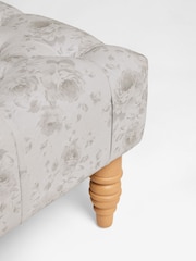 Shabby Chic by Rachel Ashwell® Dutchess Blossom Natural Willa Large Square Footstool - Image 7 of 7