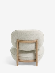French Connection Cream Loop Boucle Jaivik Accent Chair - Image 5 of 8