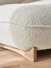 French Connection Cream Loop Boucle Jaivik Accent Chair - Image 6 of 8