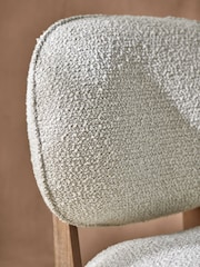 French Connection Cream Loop Boucle Jaivik Accent Chair - Image 7 of 8
