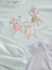 Green Pretty Bunny Fairy Long Sleeve T-Shirt and Leggings Set (3mths-7yrs) - Image 5 of 5