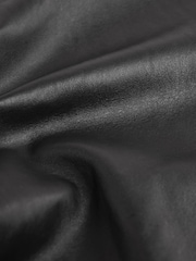 Black N. Premium Real Leather Wide Leg Trousers - Image 6 of 7