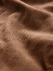 Tan Brown Premium Genuine Suede Fringed Jacket - Image 2 of 7