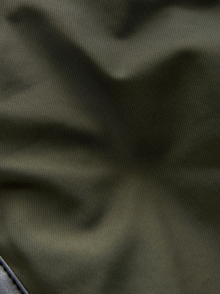 Khaki Green Elements Shower Resitant Parka Jacket - Image 9 of 9