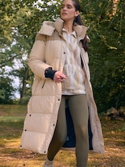 Colour block neutro - Abrigo acolchado impermeable de Elements - Imagen 1 de 8