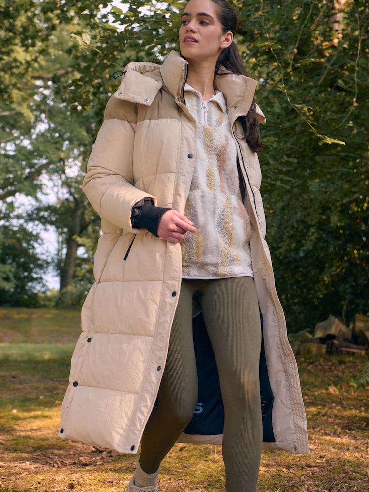 Colour block neutro - Abrigo acolchado impermeable de Elements - Imagen 1 de 8