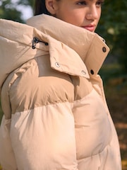 Colour block neutro - Abrigo acolchado impermeable de Elements - Imagen 5 de 8