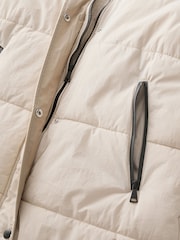 Colour block neutro - Abrigo acolchado impermeable de Elements - Imagen 8 de 8